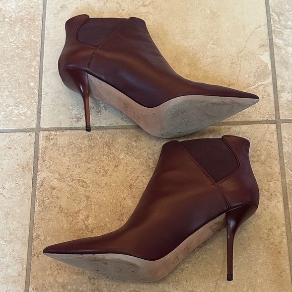 Boss Deep Burgundy Ankle Booties size 39 - Picture 4 of 7